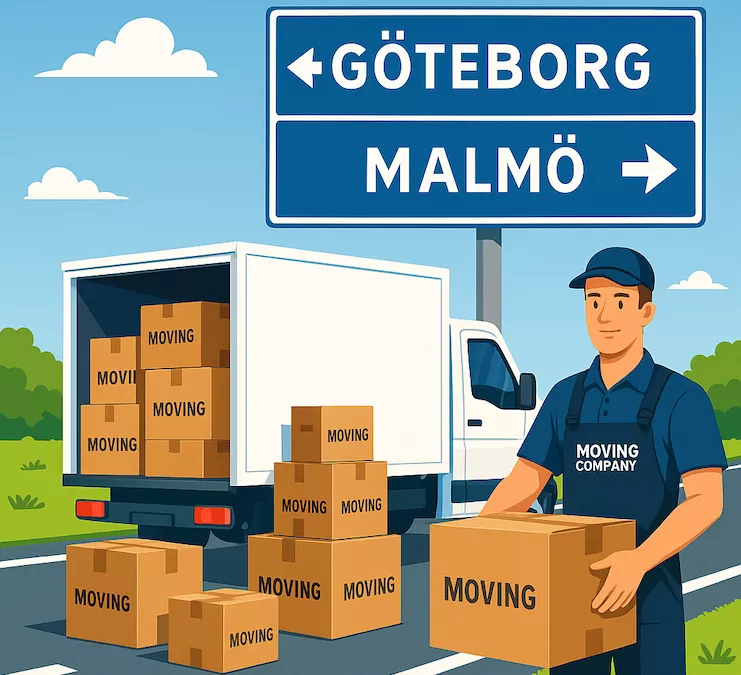 Flytt Göteborg Malmö – saker att tänka på för en smidig flytt mellan städerna